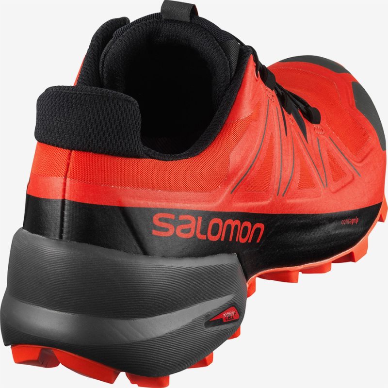 basket salomon rouge
